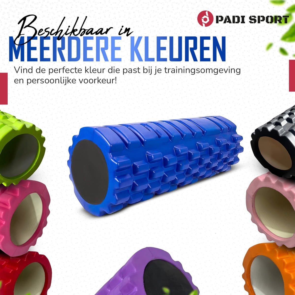 Padisport Foamroller 2 In 1 Voordeelset Roze - Foamrol - Massagerol - Rug Roller - Foam Rol - Foamroller Set - Foamrollers - Foamroller Trigger Point - Foamroller Rug thumbnail 4