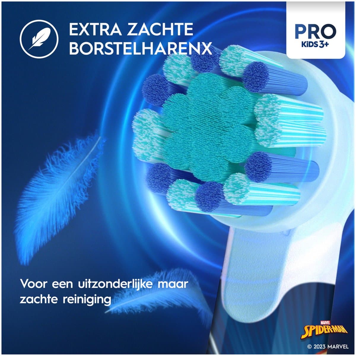 Oral-B Pro Kids - Spider-Man - Elektrische Tandenborstel -2 Opzetborstels thumbnail 8