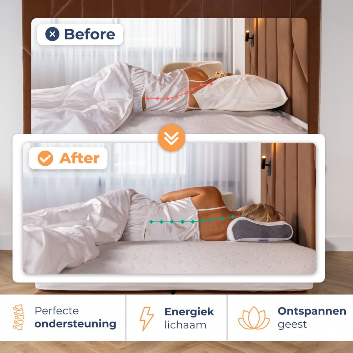Best Life Matras Topper 140x200 - Topdekmatras - Tencel - Topmatras 6 CM thumbnail 7