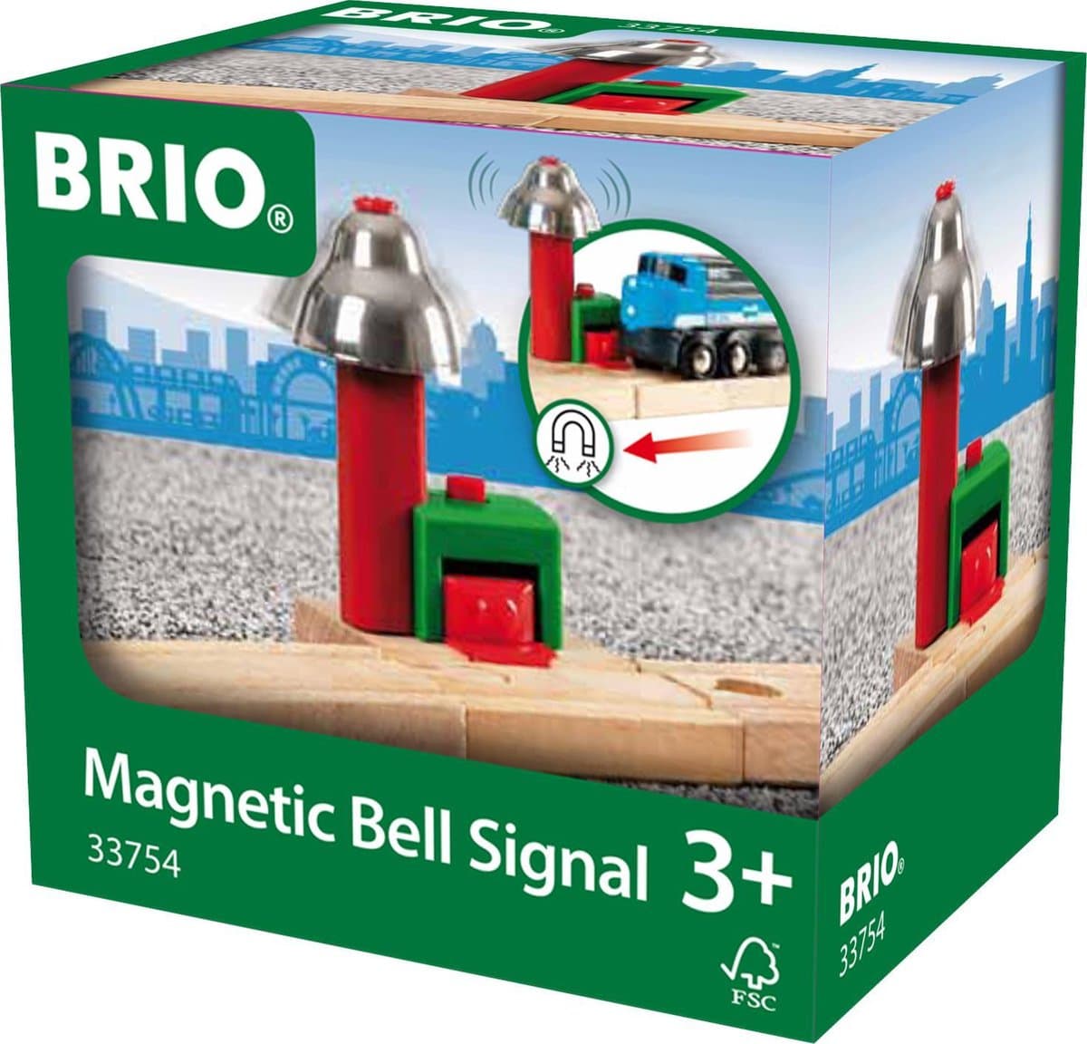 BRIO World Magnetisch belsignaal baan - werkt zonder batterijen thumbnail 6