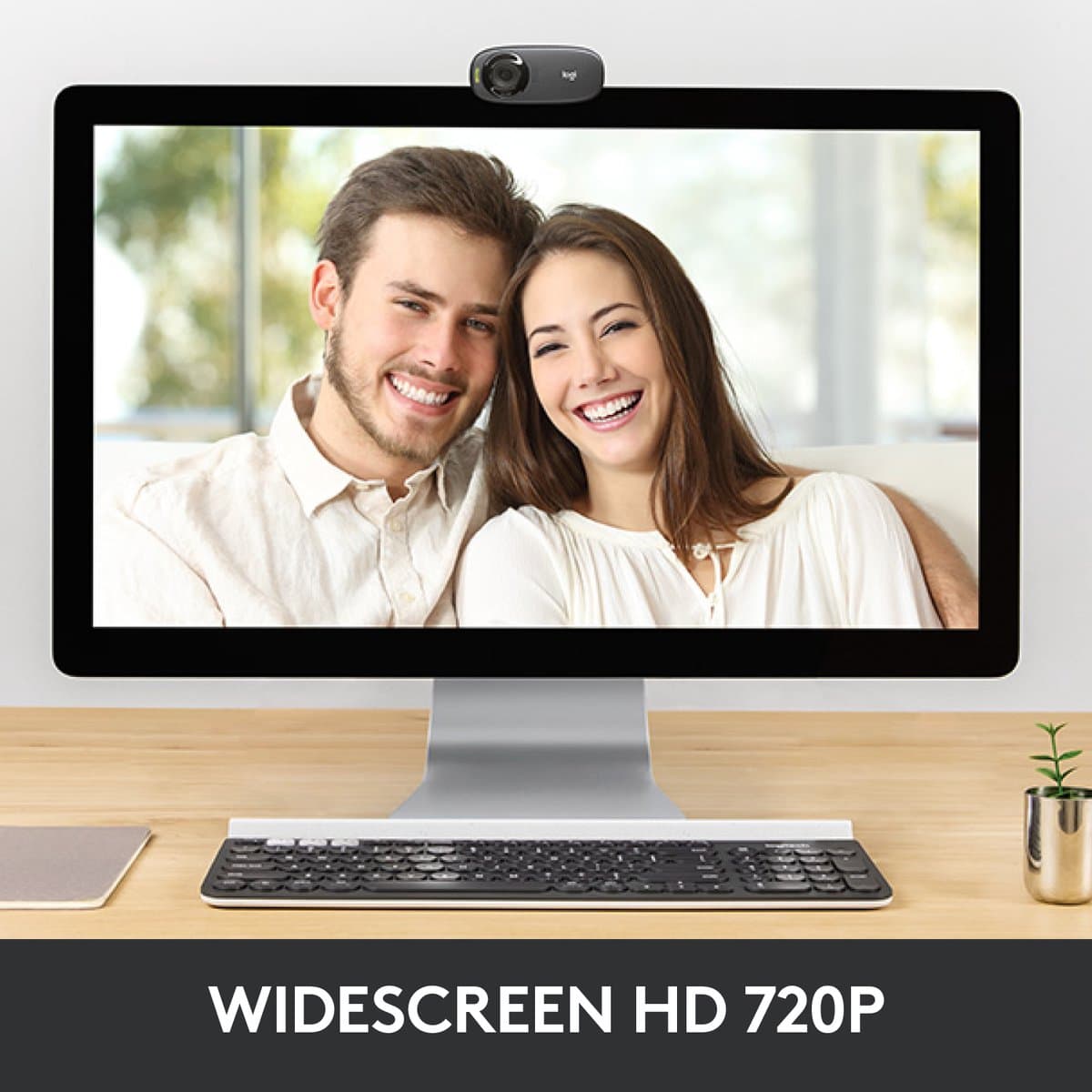 Logitech C310 HD Webcam: 720p, 5 MP, RightLight 2 thumbnail 6