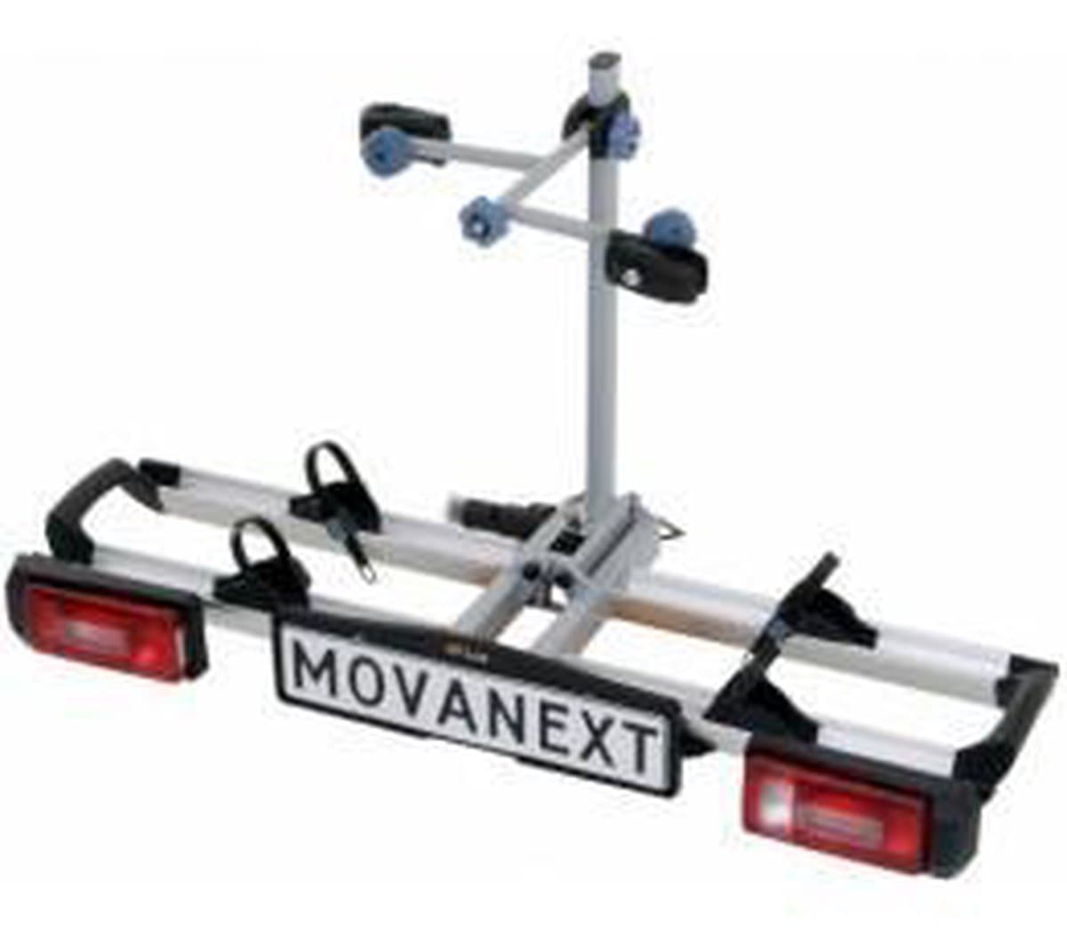 Movanext Lux Plus - Fietsendrager - 2 Fietsen - Trekhaak - 13 Polig - Opklapbaar - Kantelbaar thumbnail 2