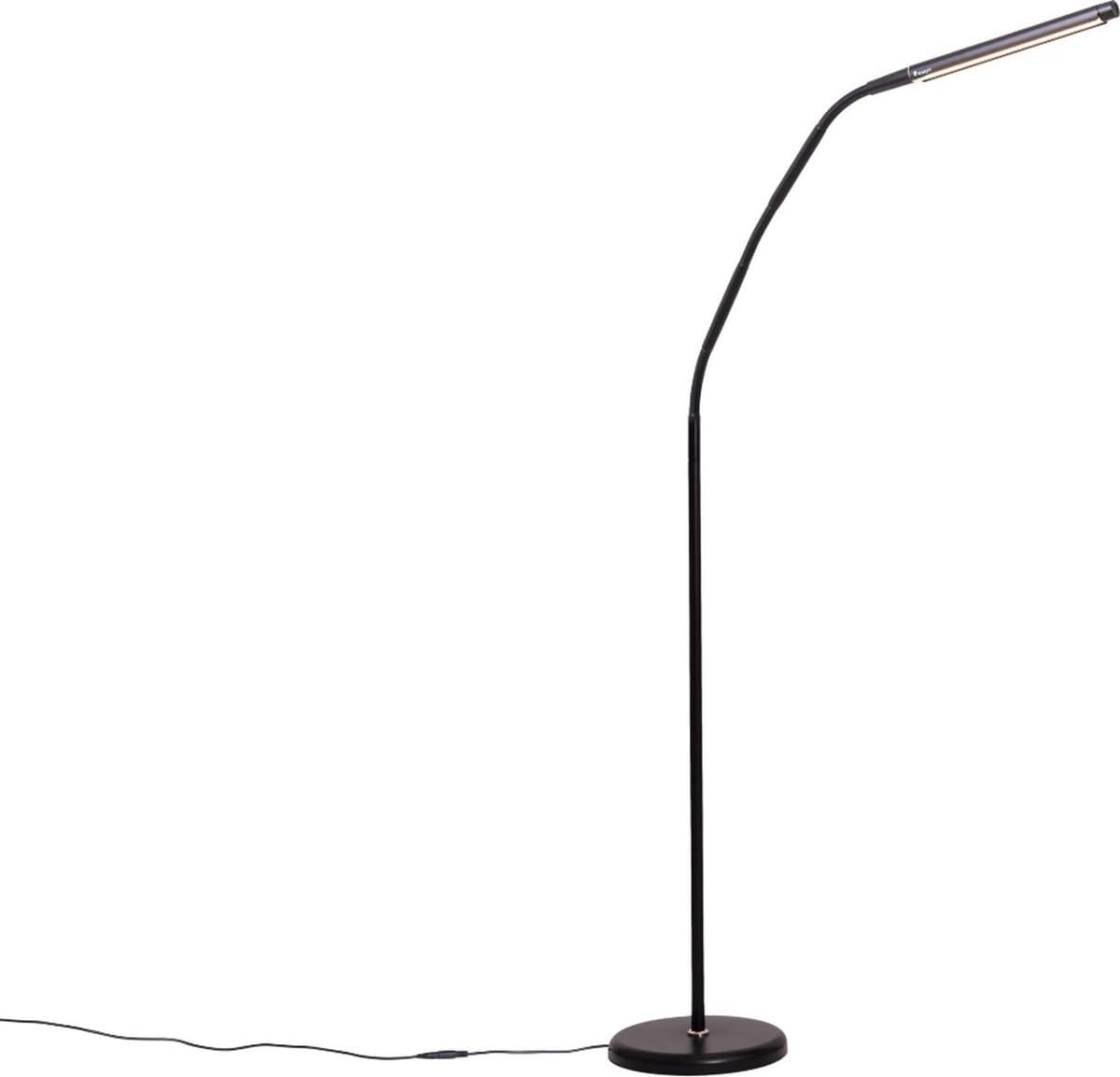 Daylight Electra - Staande vloerlamp - 3 lichtkleuren - Dimbaar - leeslamp - woonkamer - Zwart thumbnail 3