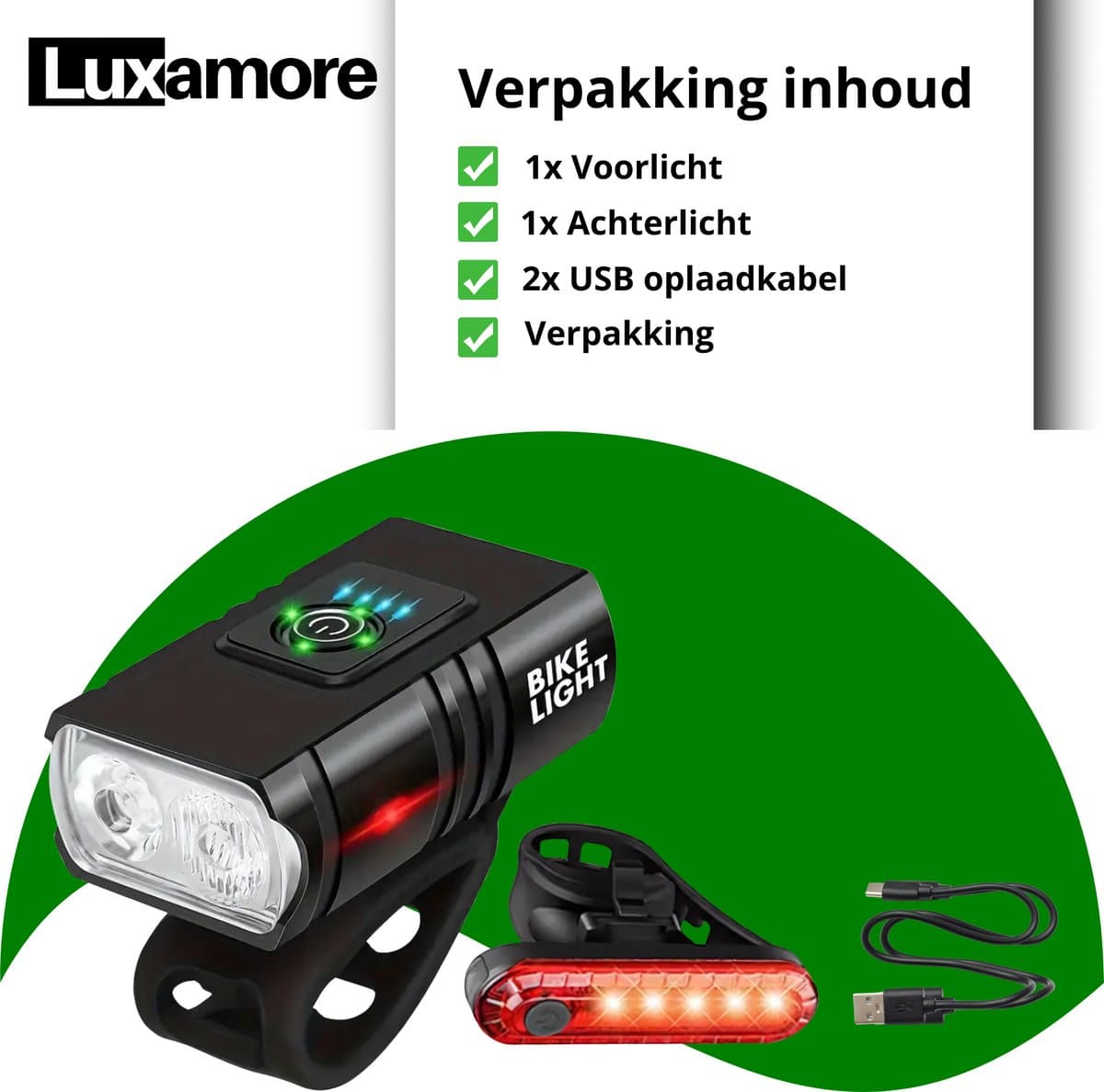 Luxamore ClearPath LED Fietsverlichting 1000 Lumen USB thumbnail 5