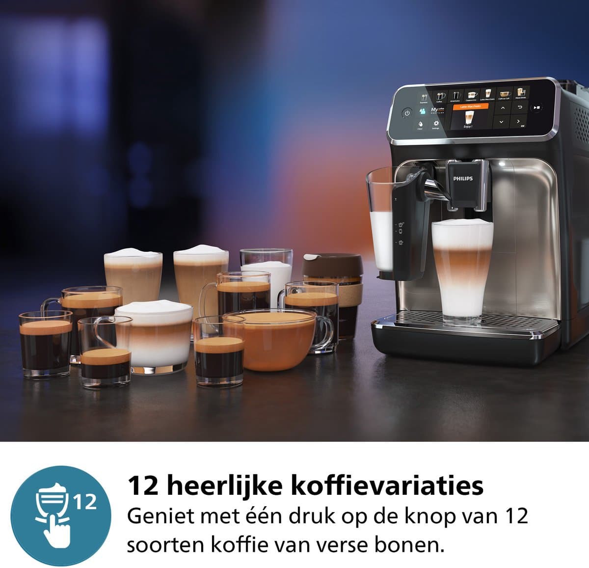 Philips 5400 Series EP5447/90 – LatteGo volautomaat thumbnail 3