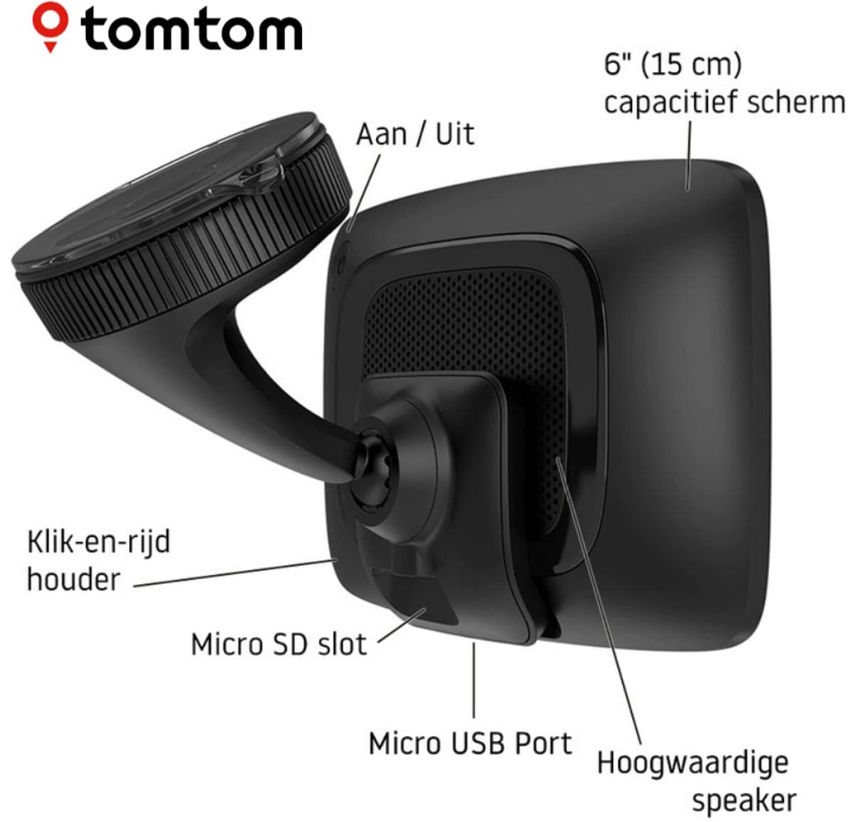 TomTom GO Navigator 6 (2nd GEN) - Autonavigatie - Europa thumbnail 2