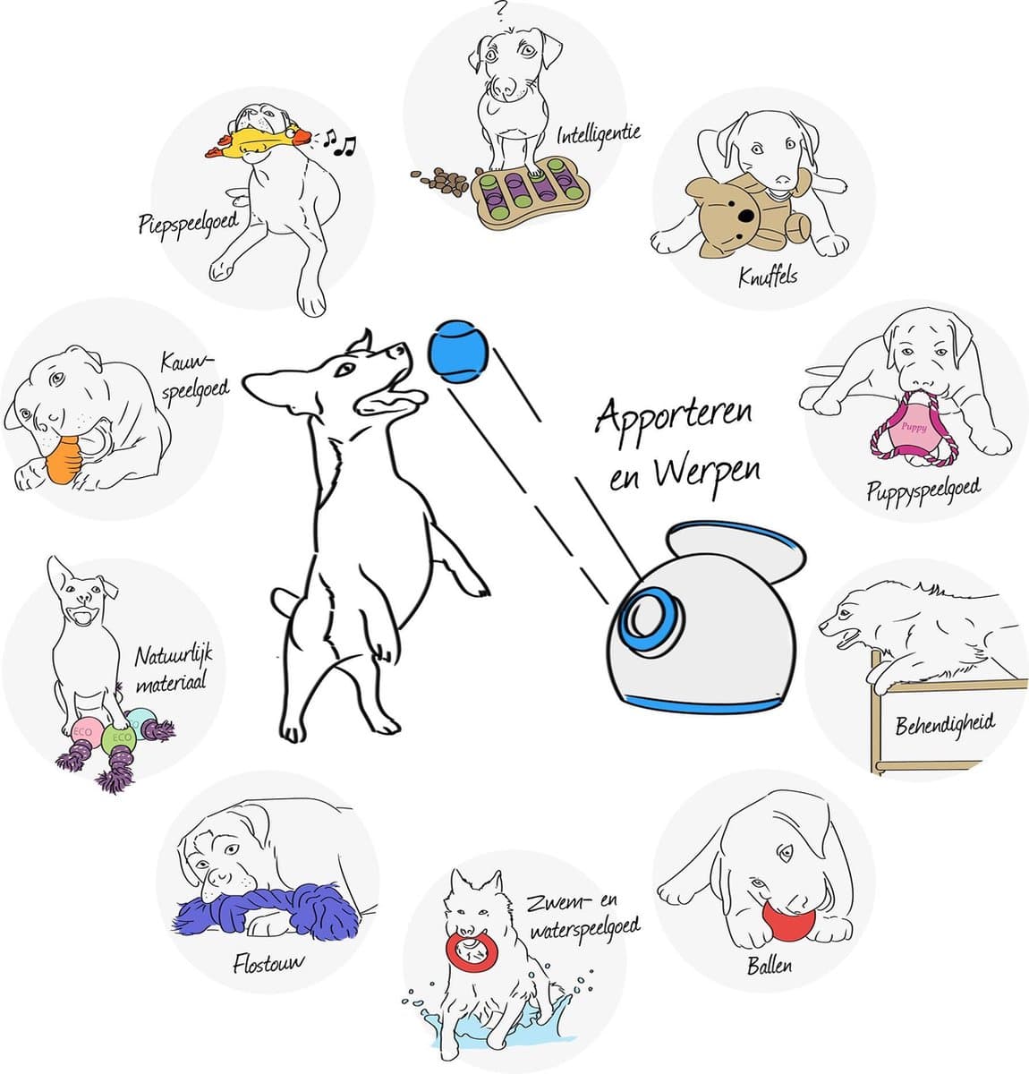 Kong Jumbler Ball - Assorti Kleur - M/L - Honden Speelgoed - Ø14 cm thumbnail 2