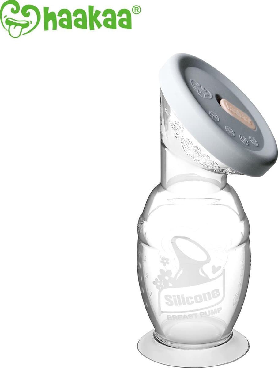 HAAKAA Siliconen Borstkolf 150ml - Vacuüm, compact en stil thumbnail 3
