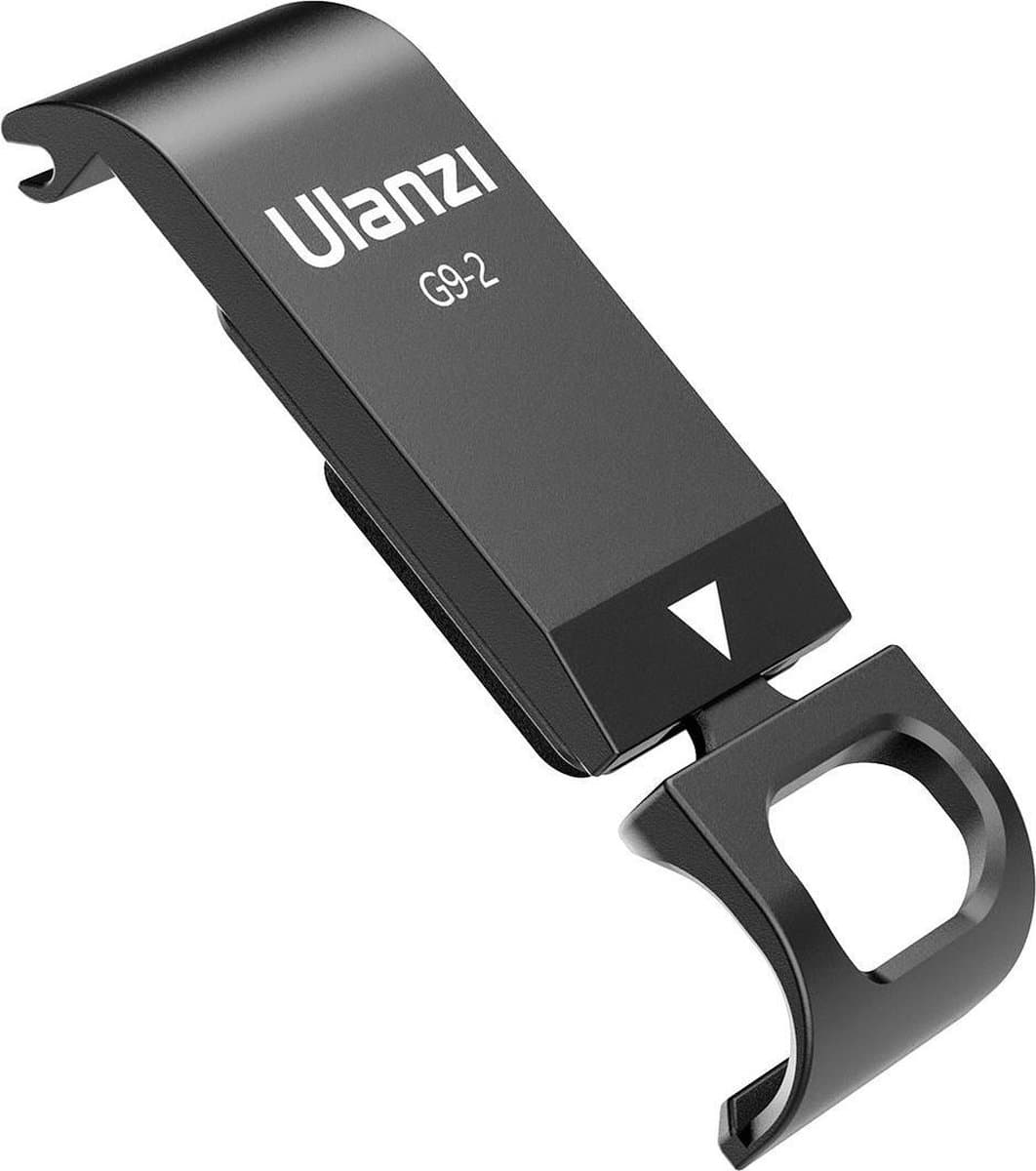 Ulanzi G9-2 batterijklep - oplaadaansluiting voor GoPro Hero 9,10,11,12 en 13 - Zwart thumbnail 5