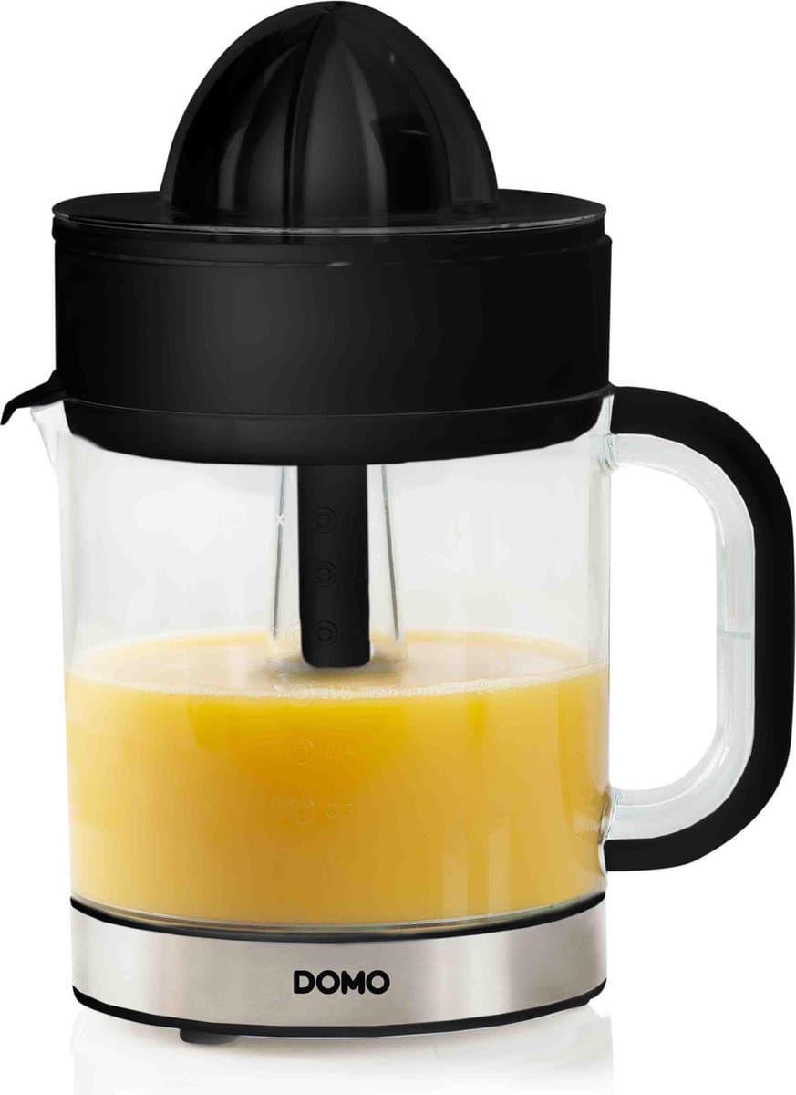 DOMO DO9235J - Fruitpers - 1.2L - Zwart/inox