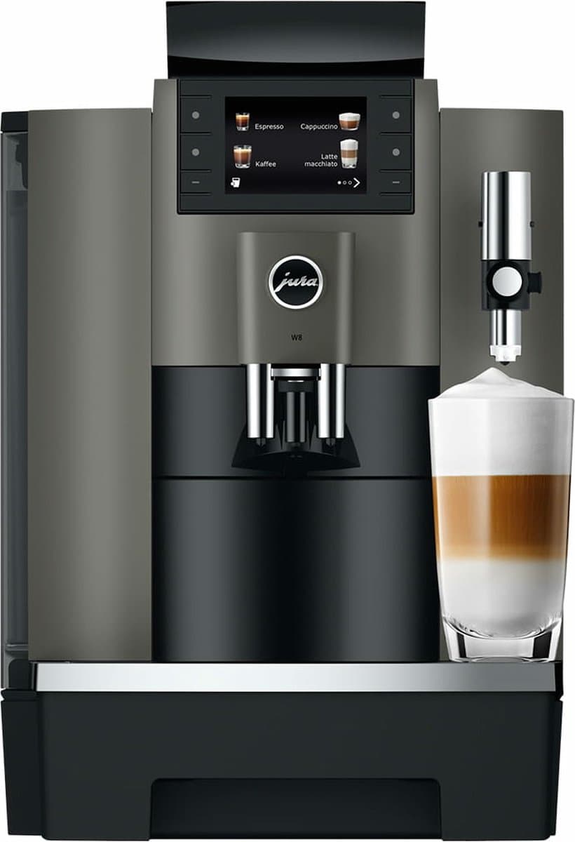 JURA - W8 Dark Inox (EA) - Volautomatische espressomachine - Zakelijk thumbnail 8