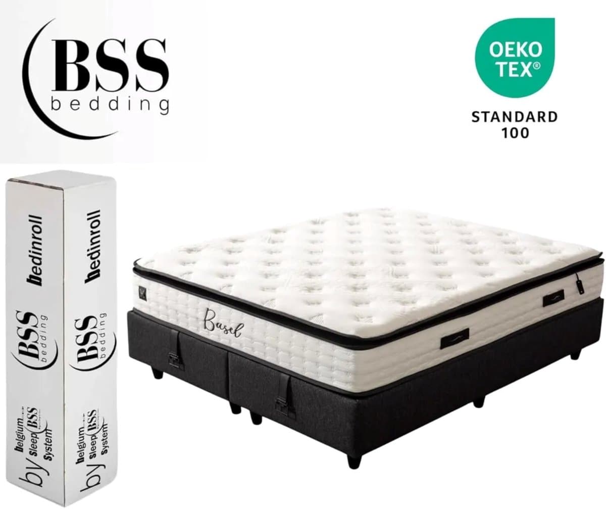 BSS Bedding Basel - Matras - Orthopedisch Matras - 140x200 cm - 30 cm Dik - Inclusief Kussen - 7 Zones - Geïntegreerde Topmatras - Hypoallergeen thumbnail 7