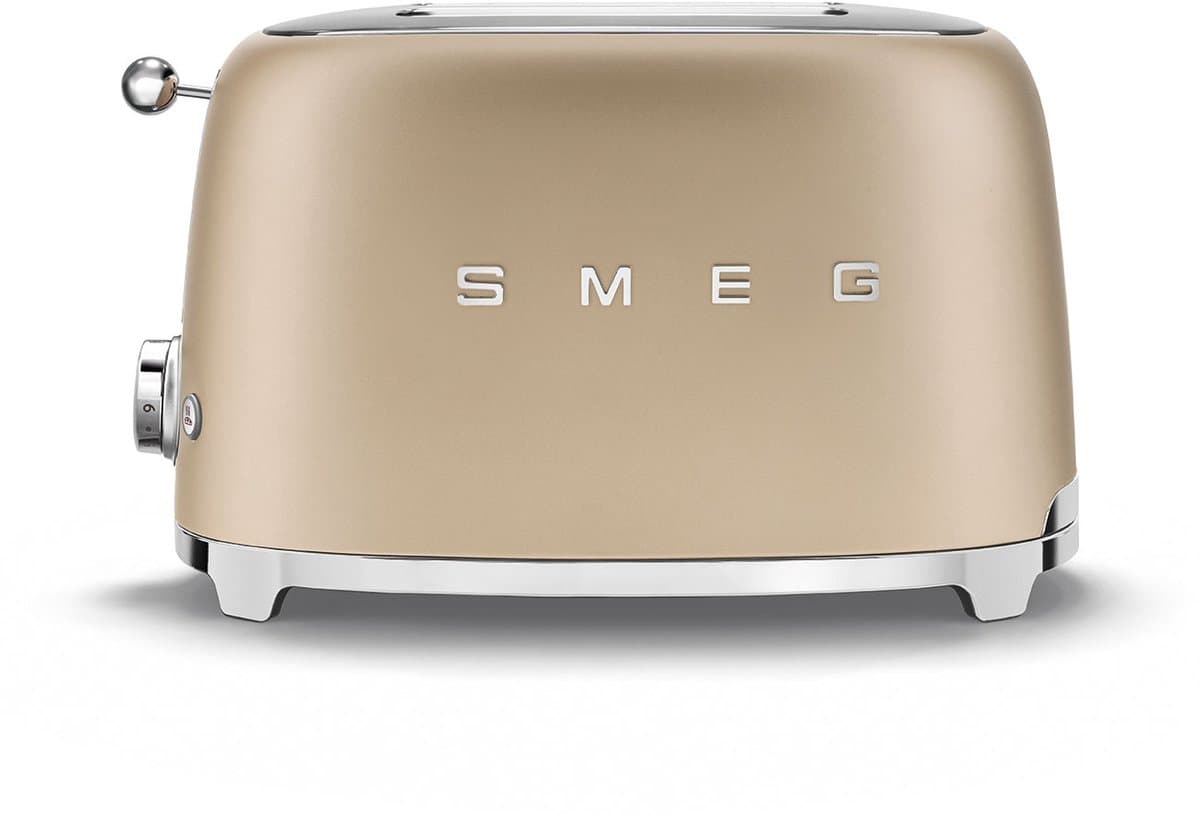 SMEG TSF01CHMEU - Broodrooster - Mat Champagne - 2x2 - 950W - 6 niveaus thumbnail 8