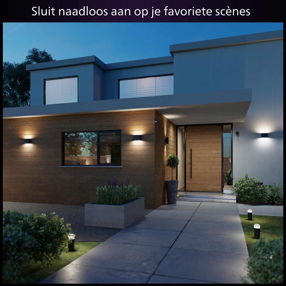 Philips Hue Dymera muurlamp - gekleurd LED licht binnen en buiten thumbnail 5