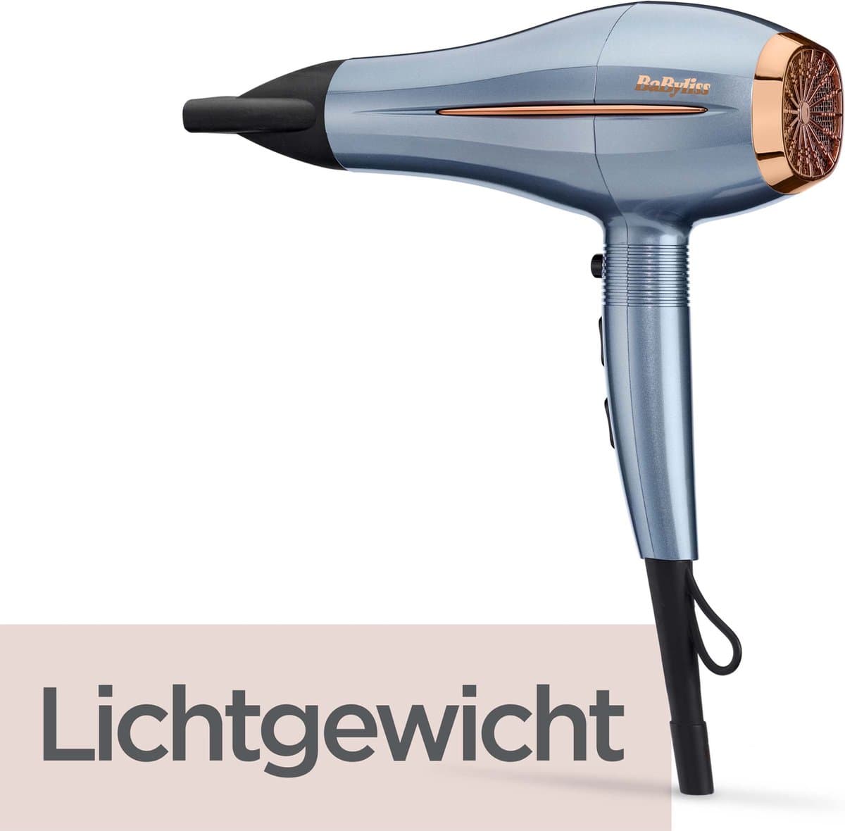 BaByliss Denim Luxe D251PE Föhn - Ionisch, snel en pluisvrij thumbnail 4
