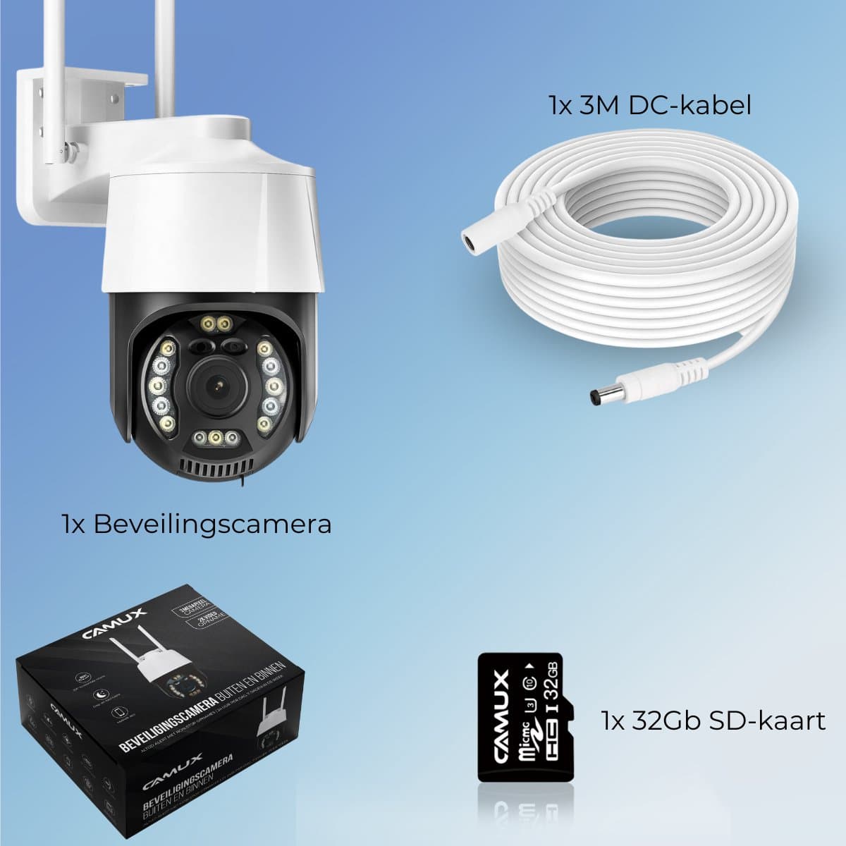 Camux Cam-VisionX Beveiligingscamera Buiten IP66 3MP 2K thumbnail 7