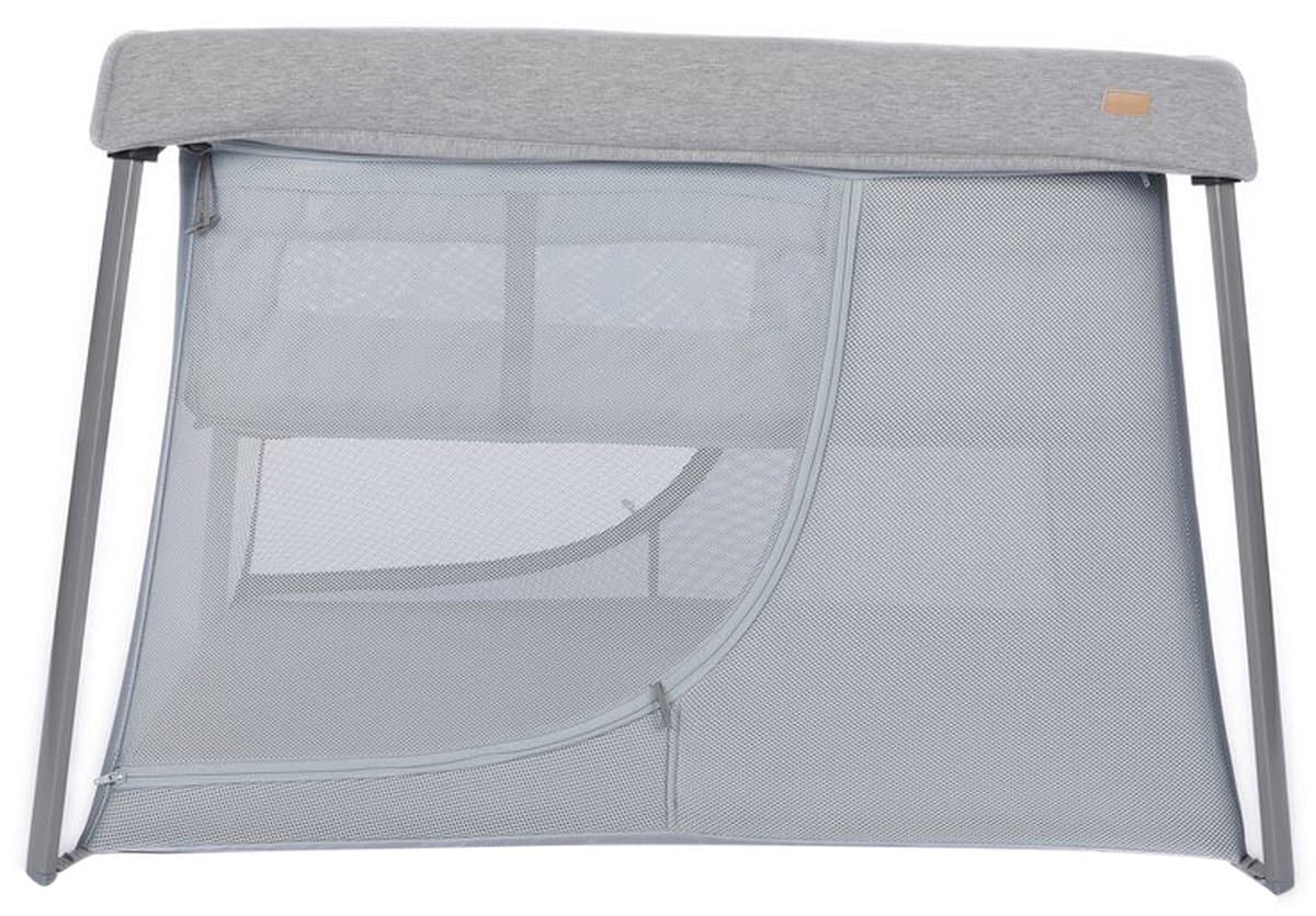 Béaba Eazy Sleep 3-in-1 Reisbed - Luxe Campingbedje & Box - Vanaf Geboorte tot 4 Jaar - Wieg, Ledikant & Box - Ademend Mesh - Inclusief 2 Matrassen & Reistas - Lichtgewicht 6,8kg - Grijs thumbnail 7