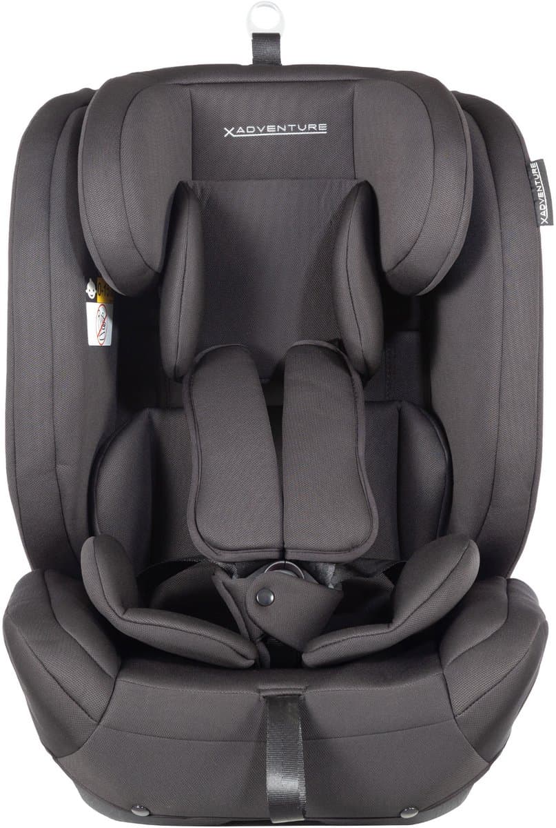 X Adventure Autostoel Premium Groep 1/2/3 9-36 kg (76 tot 150 cm) - Vanaf 15 maanden tot 12 jaar - Gordel - i-Size - Meegroei Autostoel - Zwart thumbnail 6