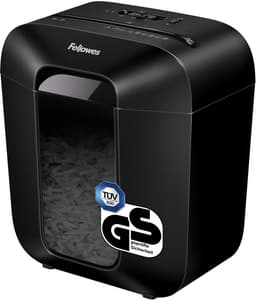 Productfoto van Fellowes LX25 Papiervernietiger / Papierversnipperaar – P‑4 Cross‑Cut – 6 vellen – 11,5 liter – Voor thuis & thuiskantoor