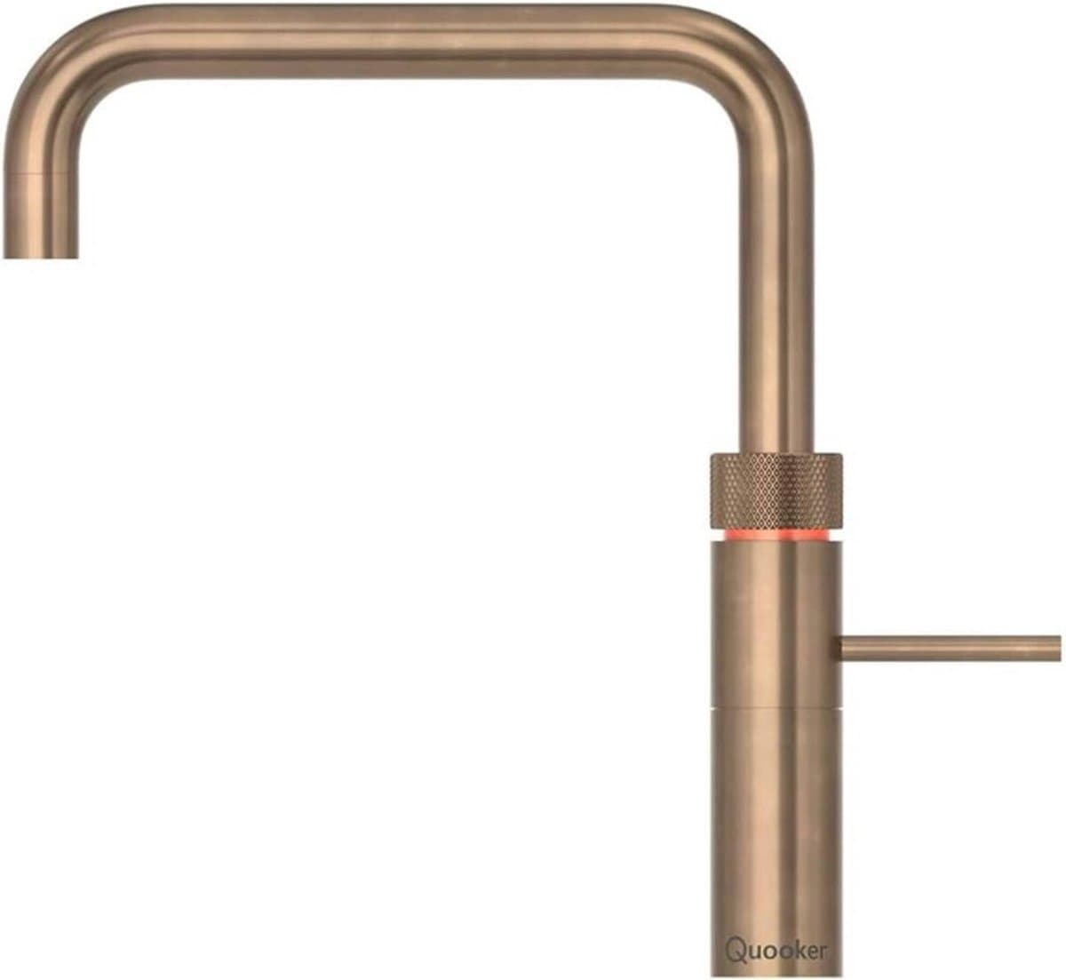 Quooker Fusion Square Keukenkraan - Kokend - Warm & Koud Water - Kindveilige Dubbeldruk - Rosé Koper thumbnail 2