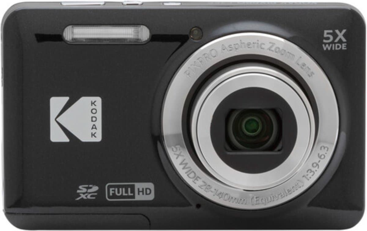 Kodak PIXPRO FZ55 zwart, 16,35 MP en 5x zoom