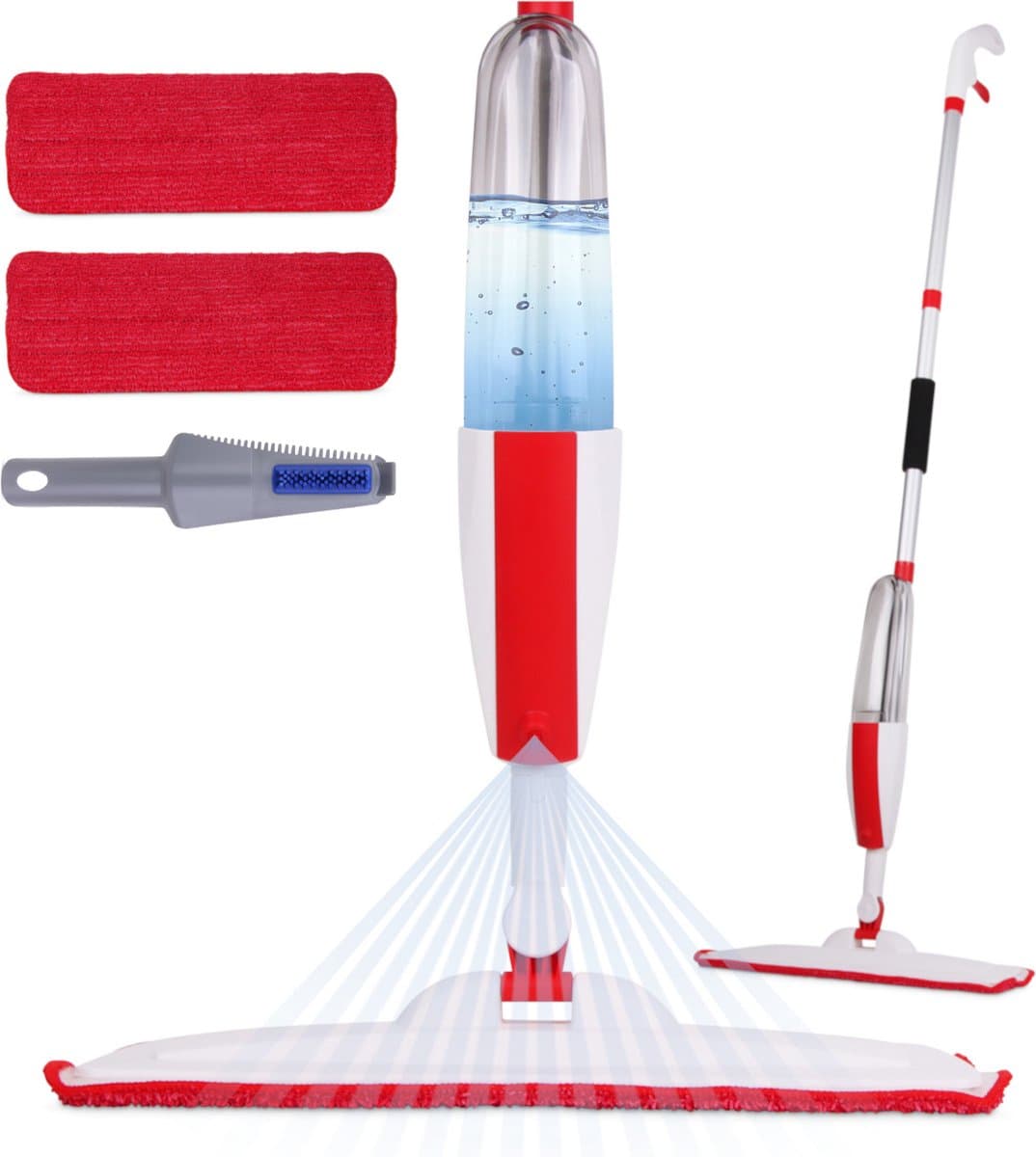 Vannons - Dweil - 2 in 1 Mop - Dweilsysteem - Dweil Met Spray functie - Dweilset - Dweilen zonder Emmer - Vloerreiniger