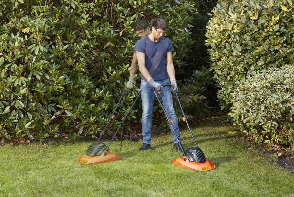BLACK+DECKER 1200W Zweefmaaier Hovermaaier 30cm maaibreedte - BEMWH551-QS thumbnail 6