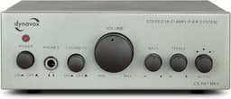 Productfoto van Mini stereo versterker - Hifi geluidsbox - Audio verbeteren - Automatische standby - 18 x 14.5 x 7 cm - Zilver