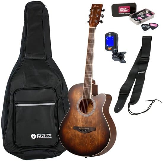 Westerngitaar starterset - incl. gigbag en stemapparaat - Multikleur Fazley W55-COL-BR
