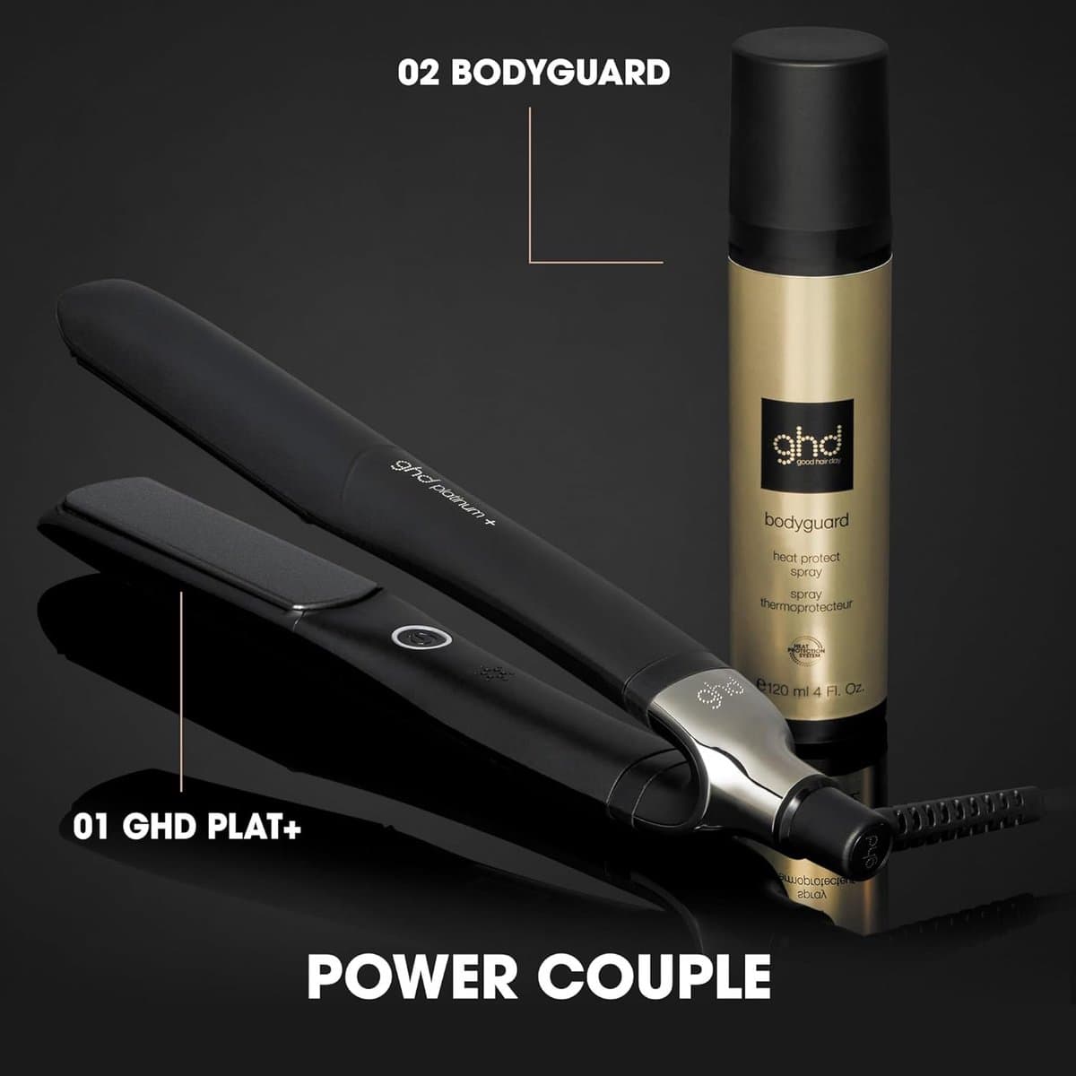 Thijox - Professionele Stijltang Zwart - ghd Platinum+ - Intelligente Haarstyler met Ultra-Zone Technologie - Vermindert Haarbreuk - Glans & Kleurbesc thumbnail 5