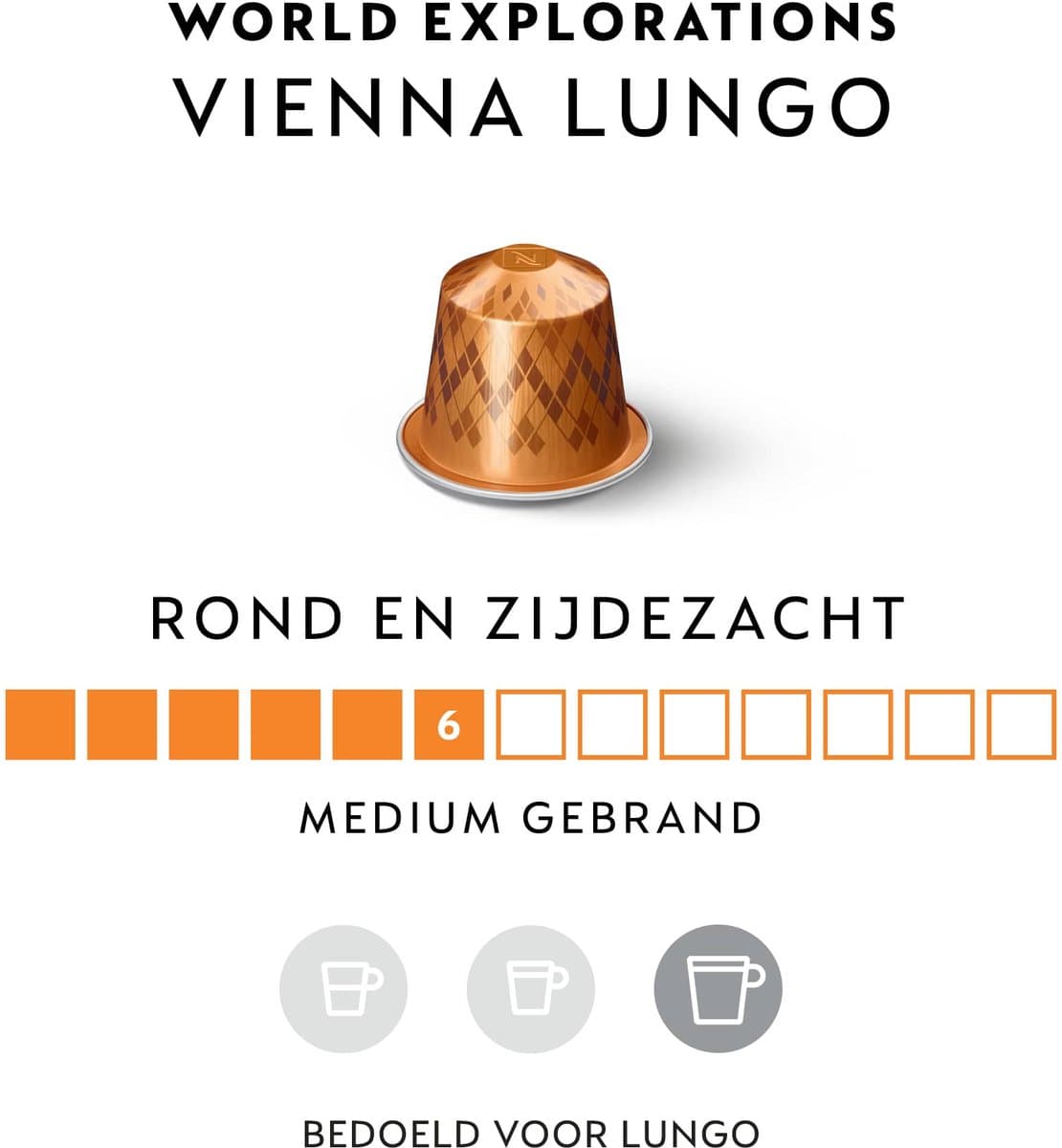 Nespresso - Original - Vienna Lungo - Koffiecups - 100 capsules thumbnail 6