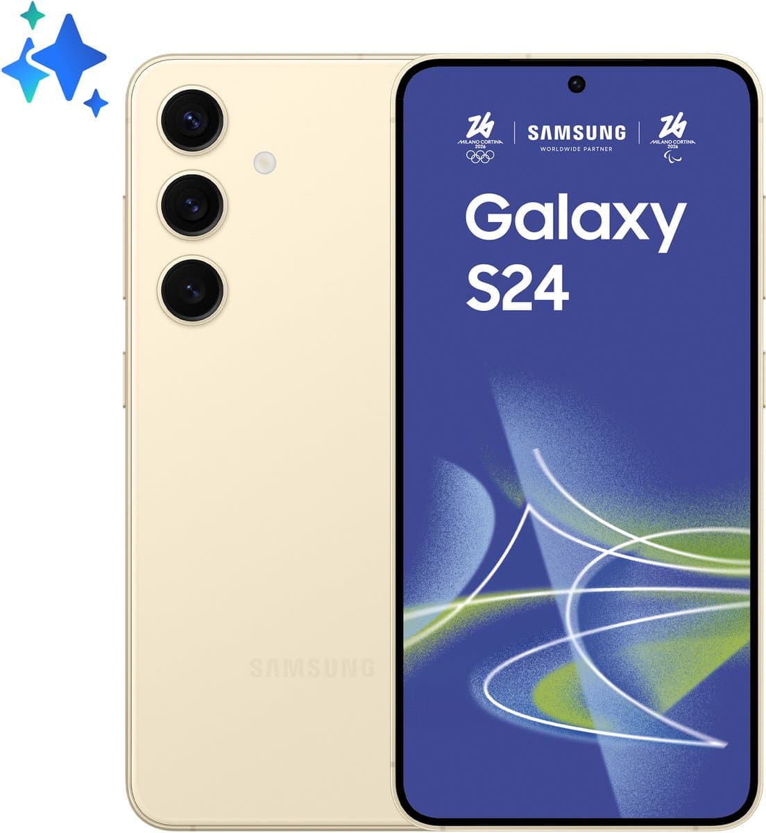 Samsung Galaxy S24 5G - 128GB - Amber Yellow thumbnail 3