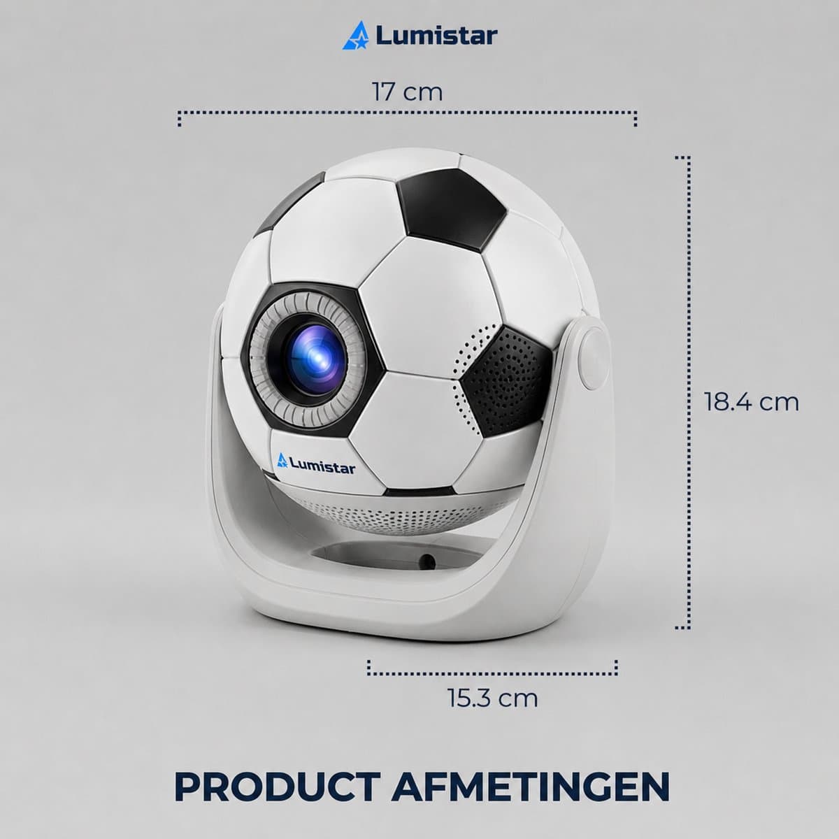 Lumistar Mini Beamer WK Editie - Voetbal Beamer - Alles-in-één Smart TV Projector - 2026 model - Android TV Besturingssysteem - WiFi & Bluetooth - 4k support - Beamer - Home Cinema thumbnail 8