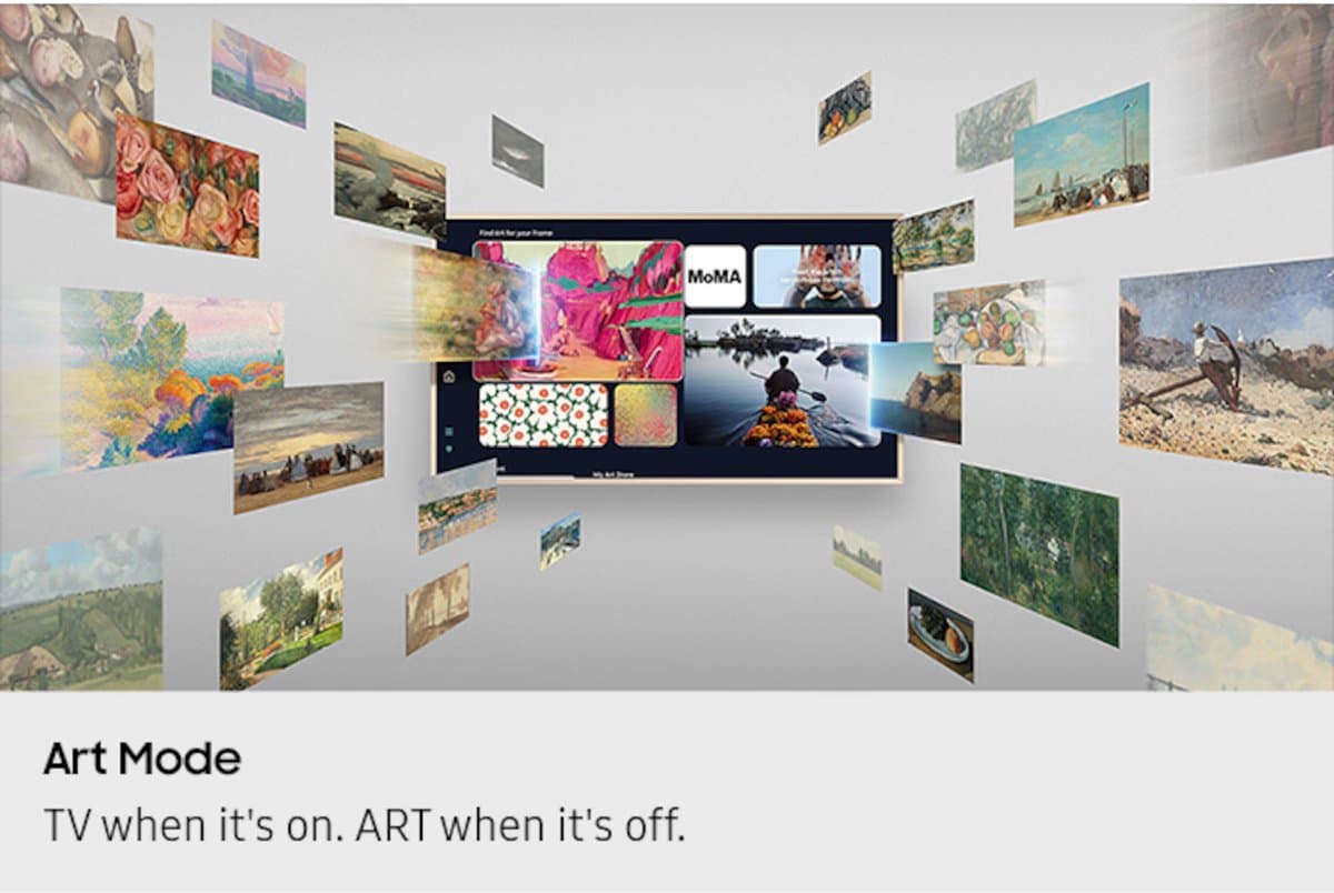 Samsung The Frame QE55LS03F: kunstwerk QLED TV thumbnail 6