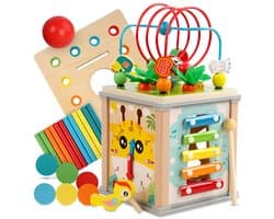 Productfoto van Montessori Activiteitenkubus 10-in-1