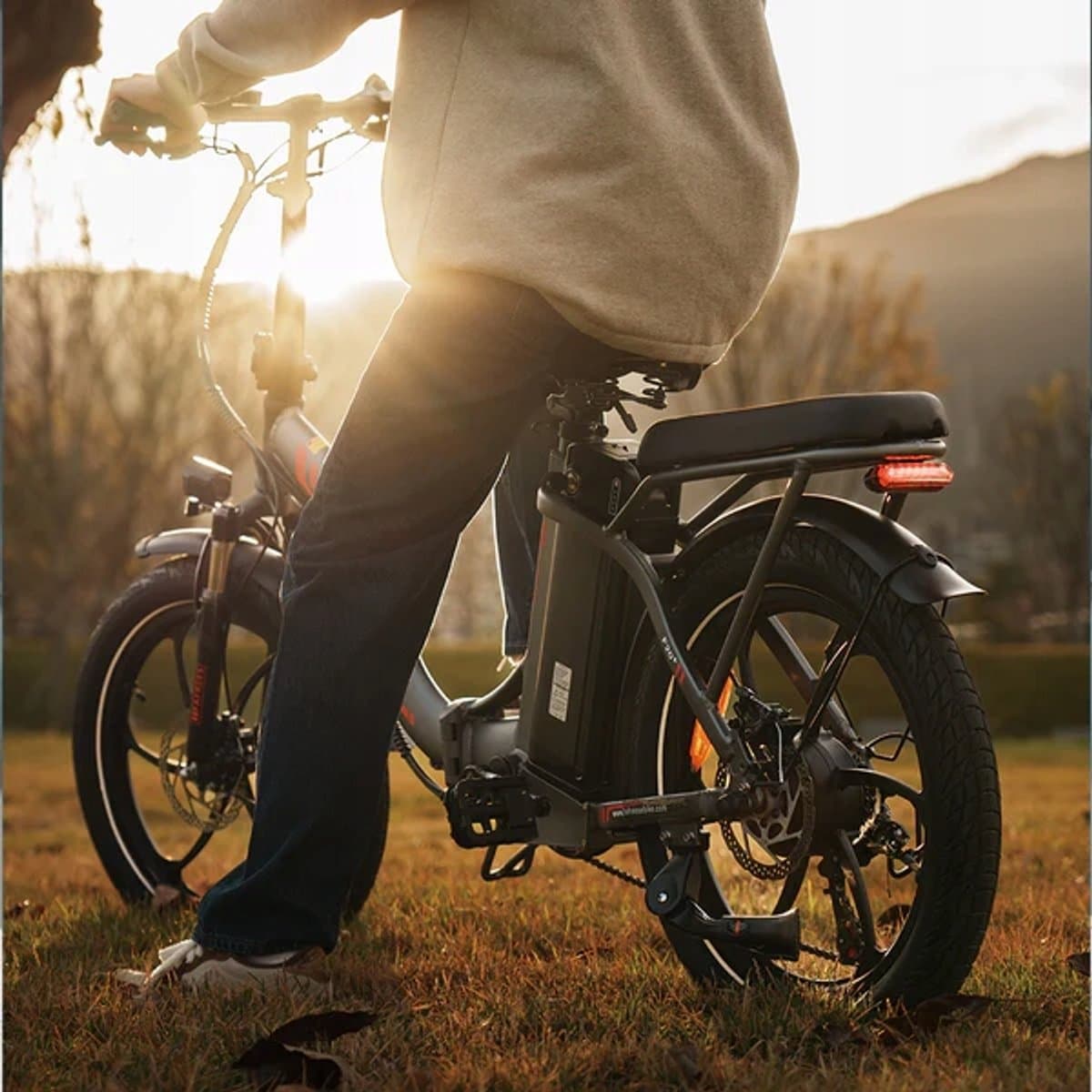 Fafrees F20+ Opvouwbare E-Bike 25km/h 20Ah Accu 250W Motor 90km Bereik Opvouwbare Elektrische Fiets 7 Versnellingen Shimano, 20x3.0 Dikke Banden, Mechanische Schijfremmen, Voorvering, LED Verlichting, Bagagedrager thumbnail 6