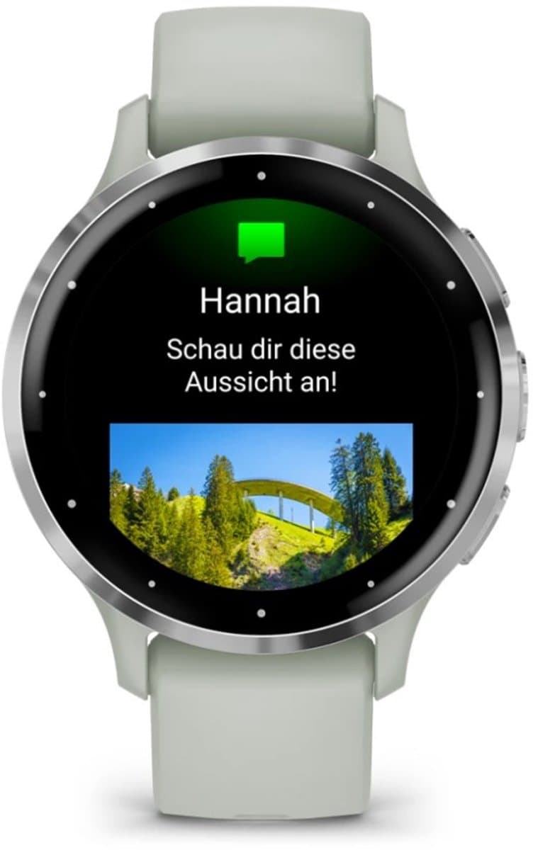 Garmin Venu 3s - Smartwatch - AMOLED-Scherm - 41mm - Sage Grey thumbnail 4