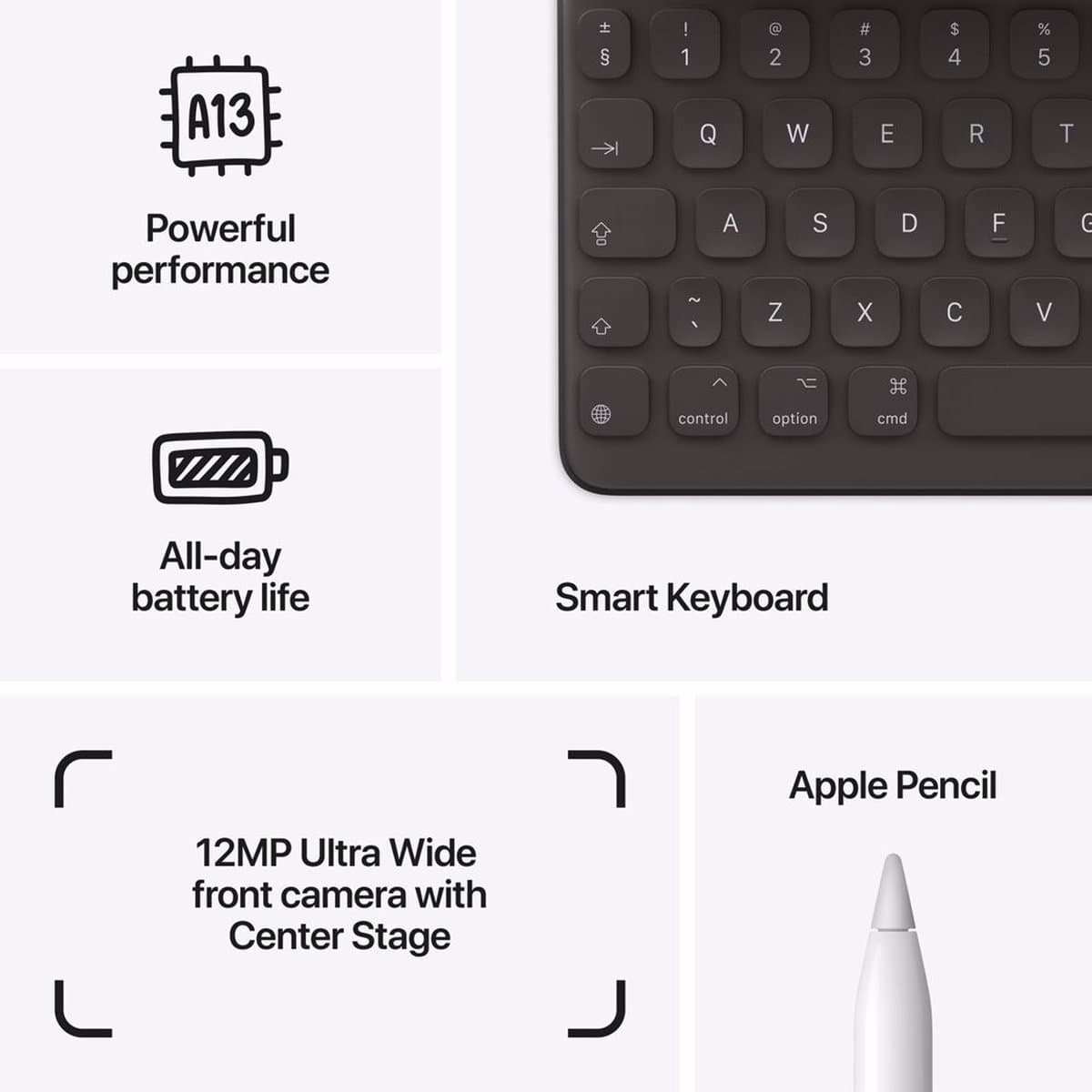 iPad 9 Wi-Fi 256GB zilver thumbnail 3