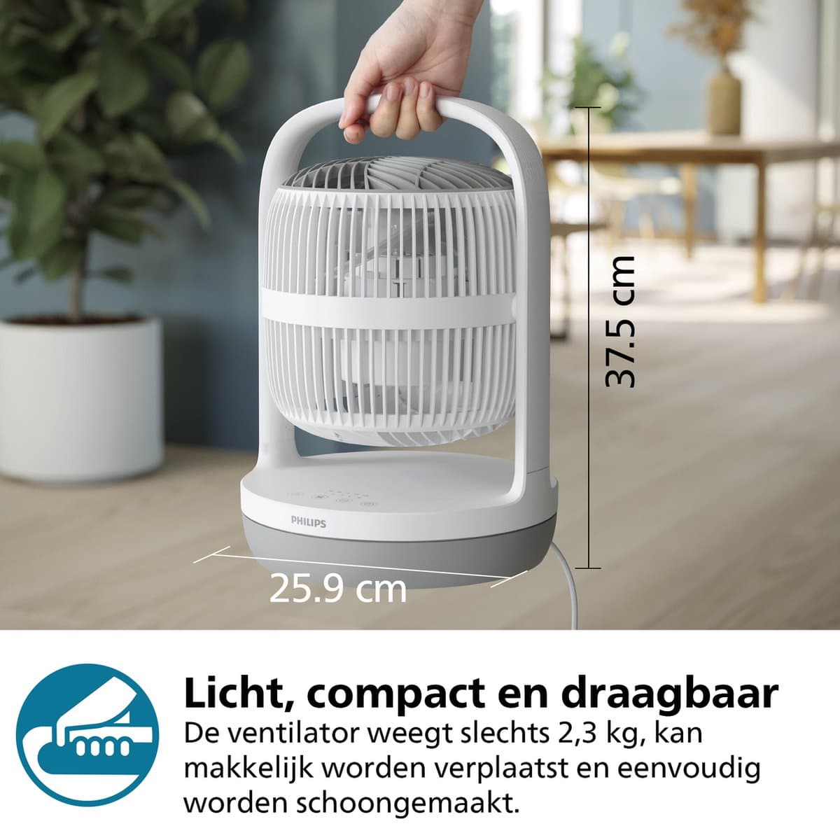 Philips CX2050/00 met 738 m³/u en slaapmodus thumbnail 3