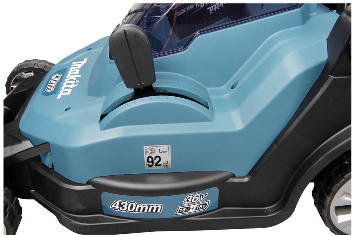 Makita DLM432Z 36V accu grasmaaier 43cm (body only) thumbnail 6