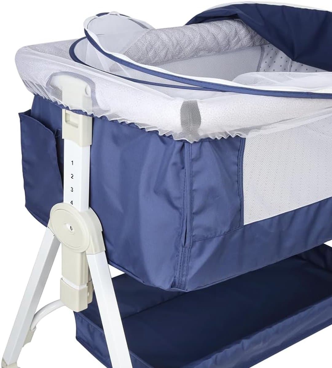 Verstelbaar 3-in-1 Co-sleeper en Reiswieg voor Baby met Matras thumbnail 4
