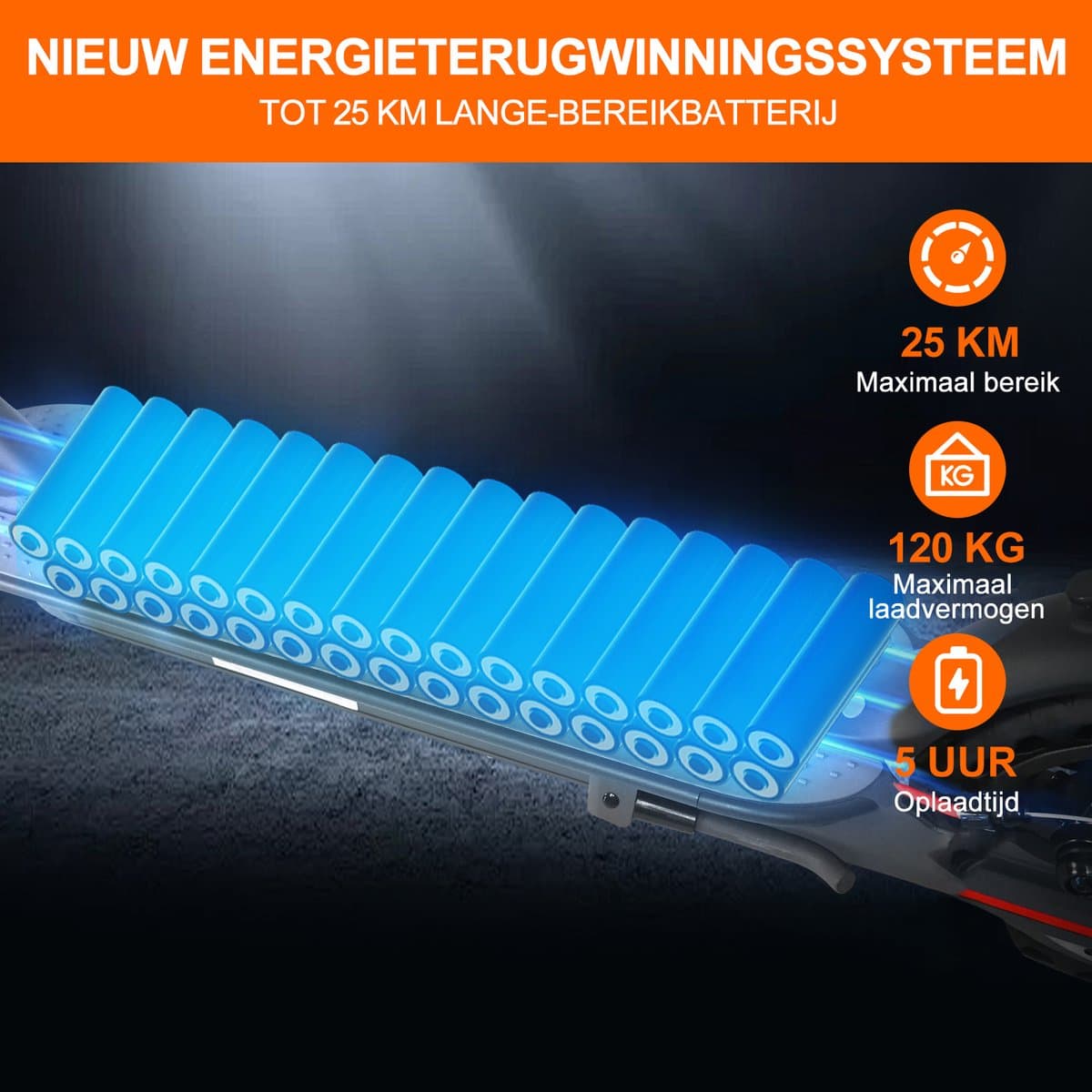 AOVOPRO TUYA Elektrische Step – 250W, 25 km/u, opvouwbaar thumbnail 2
