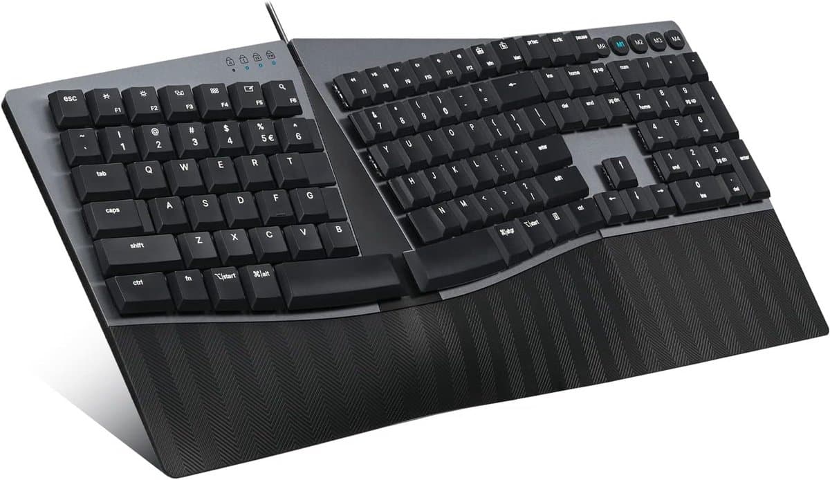 Ergonomisch Gespleten Mechanisch Toetsenbord met Programmeerbare Macro-toetsen voor Windows en Mac OS thumbnail 7