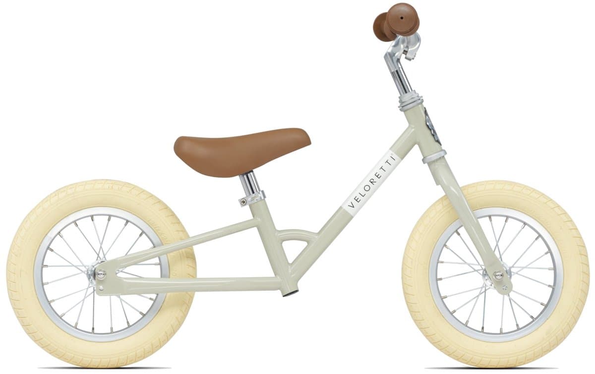 Veloretti Mini loopfiets - 12 inch - Grijs / Beige - 2-4 jaar thumbnail 2