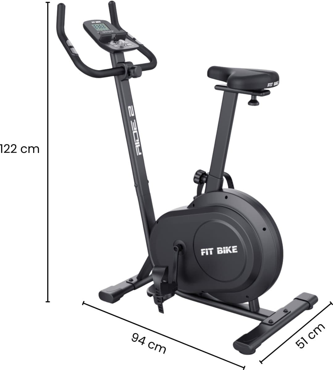 FitBike – Ride 2 – Hometrainer – Met hartslagmeter – Tablethouder thumbnail 3