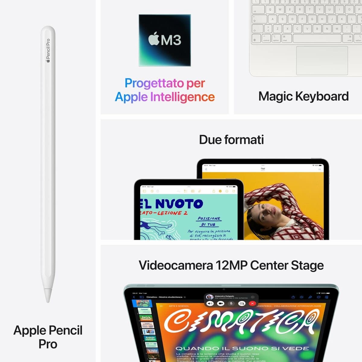 iPad Air 13 M3 WiFi 128GB spacegrijs thumbnail 3