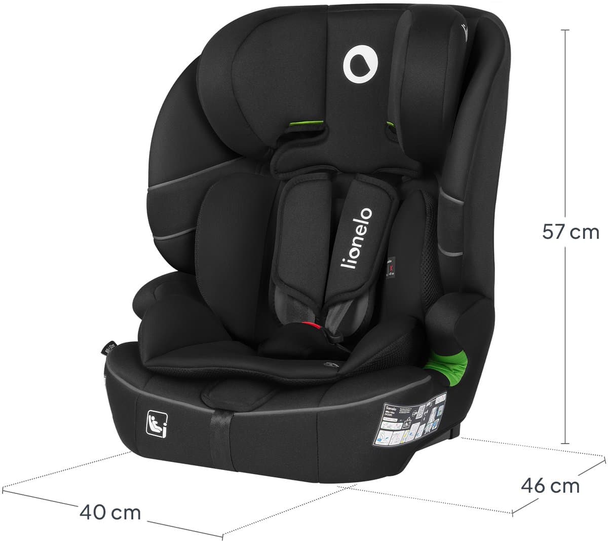 Lionelo Billy i-Size – ISOFIX Autostoel Groep 1/2/3 76-150 cm thumbnail 8