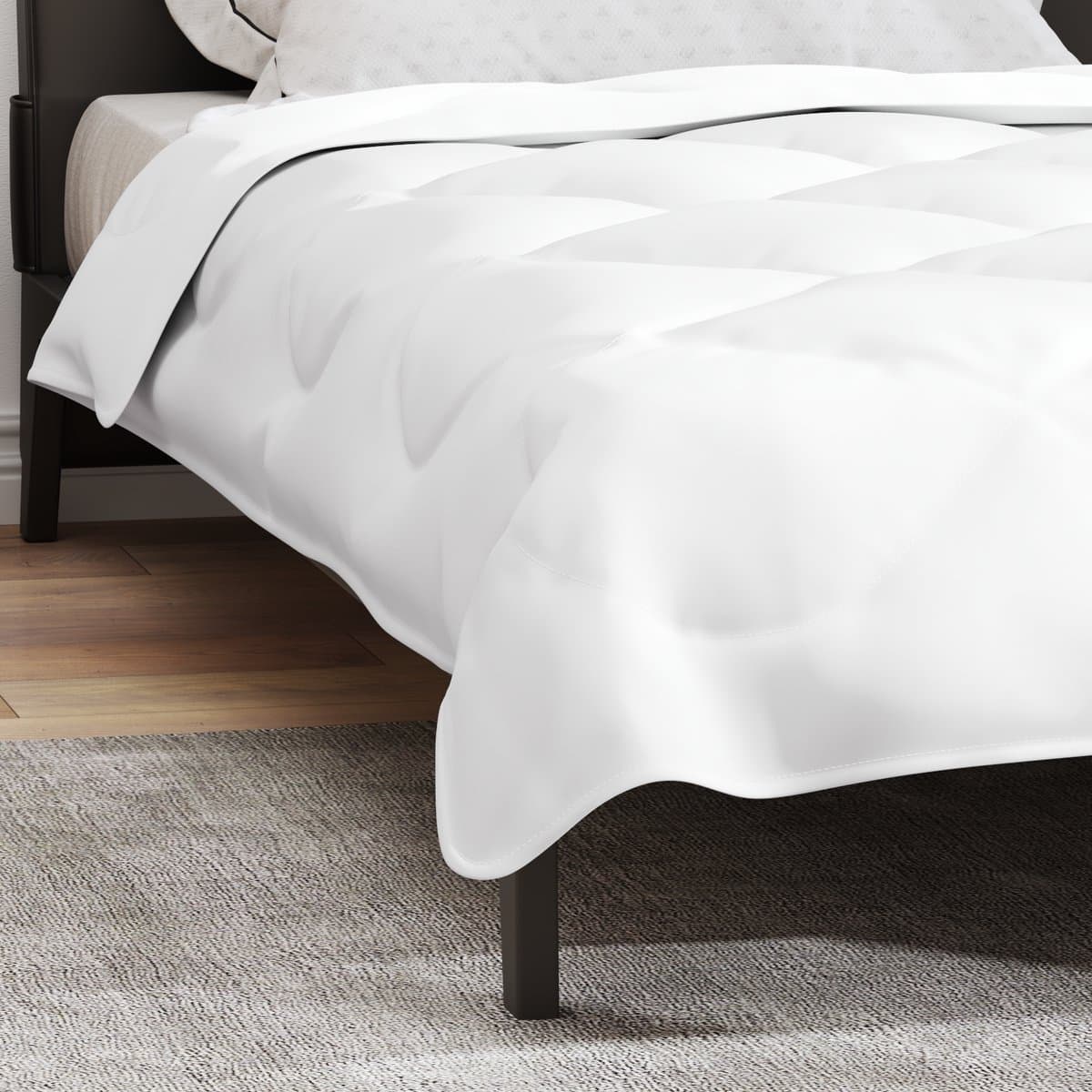 vidaXL - Winter - Duvet - Wit - 200 - x - 135 - x - 5 - cm - Polyester thumbnail 5
