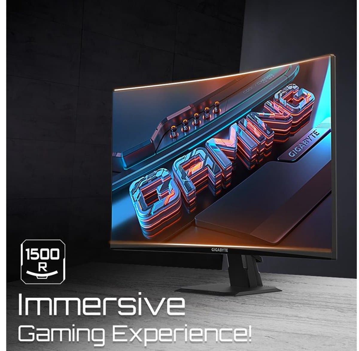 Gigabyte GS27FC - Curved 180Hz gaming monitor 27 inch thumbnail 8
