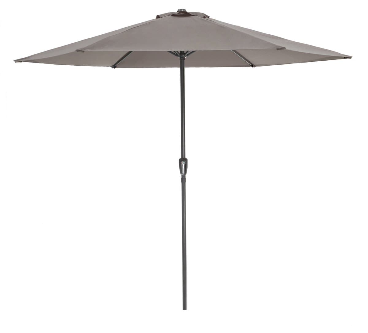 ACAZA Parasol - Stokparasol - Parasols - Taupe - 300 cm diameter - ALUMINIUM - Tuinparasol - Ronde Parasol - Waterdicht